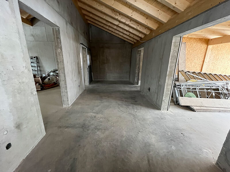 Baustelle Wohnüberbauung Albinen