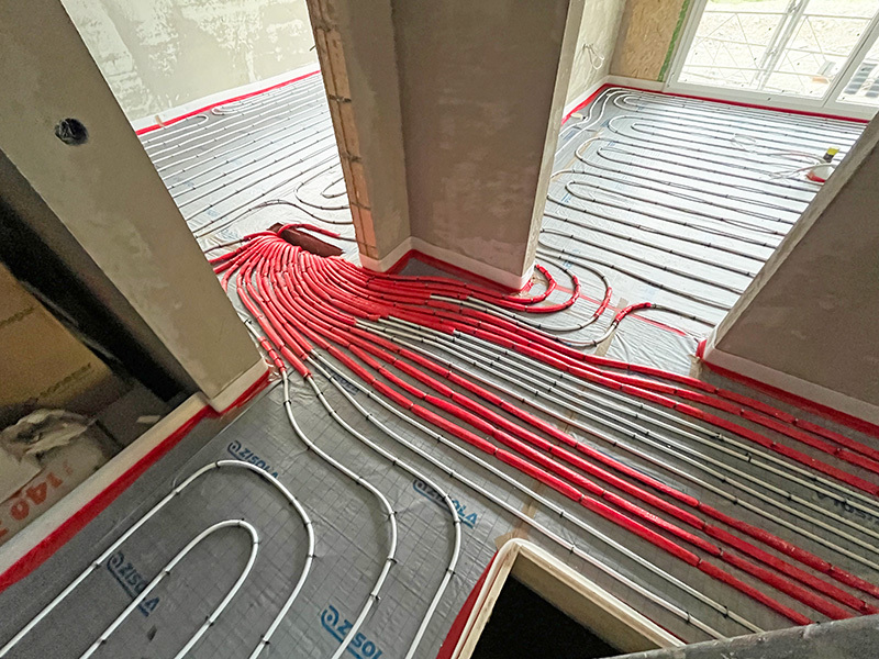Baustelle Wohnüberbauung Albinen