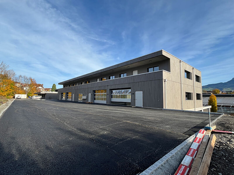 Gewerbebau Gewerbepark Angolder Spiezwiler