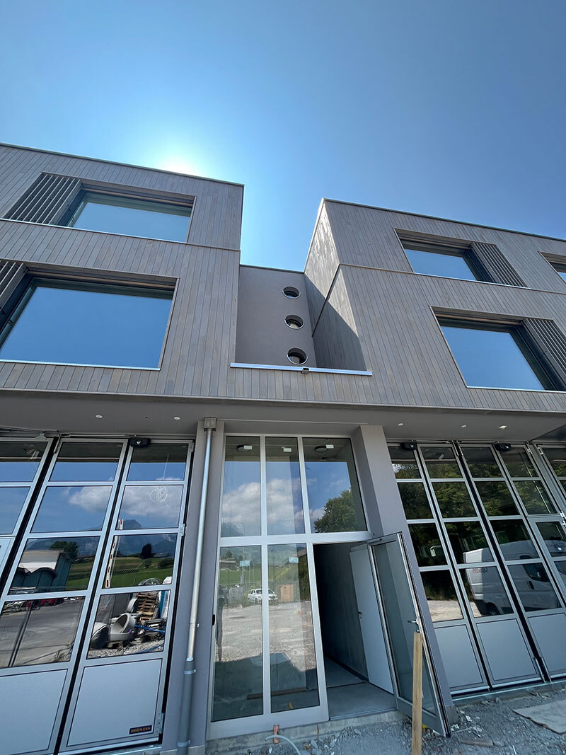 Gewerbebau Gewerbepark Angolder Spiezwiler
