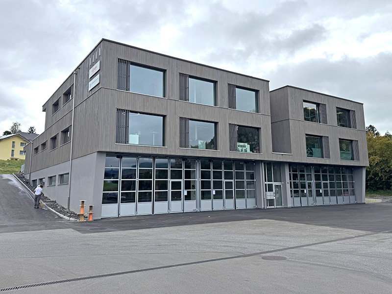 Baustelle Gewerbepark Angolder Industriebau