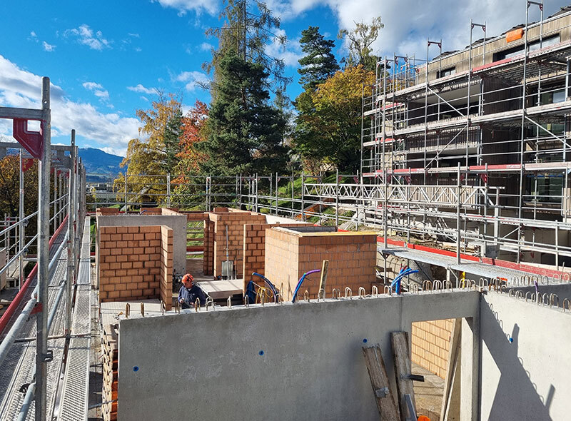 Baufortschritt Rufeli