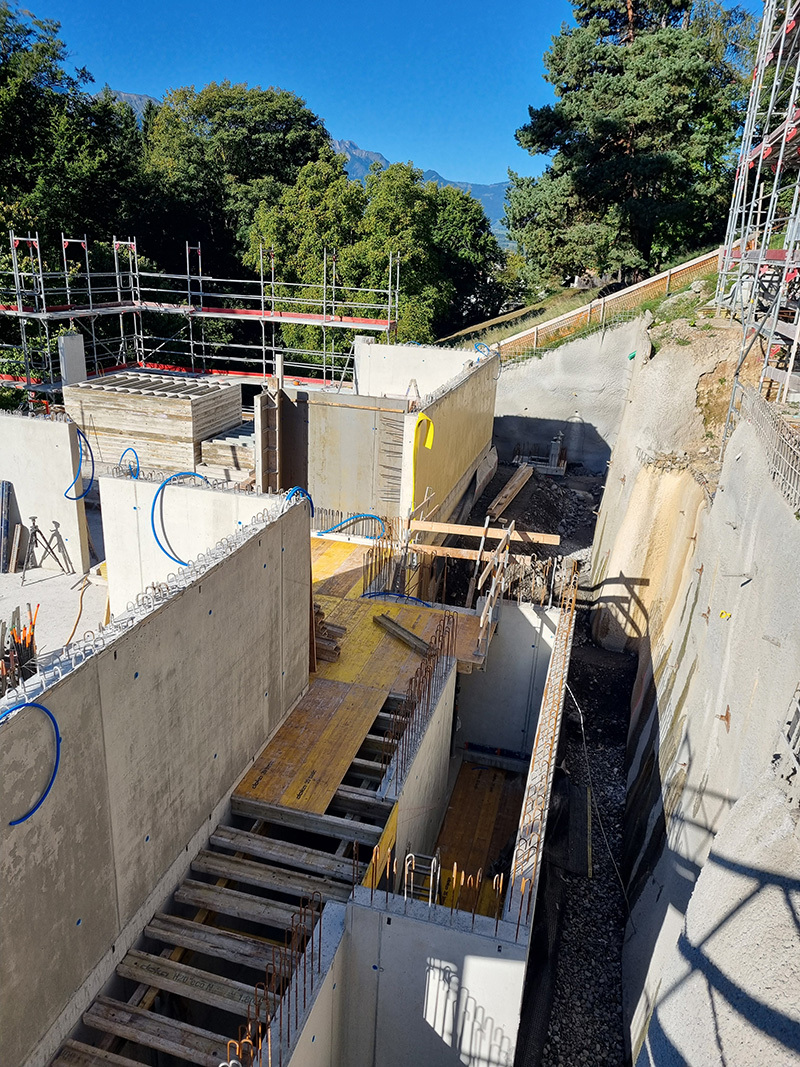 Baustelle Rufeli Hünibach