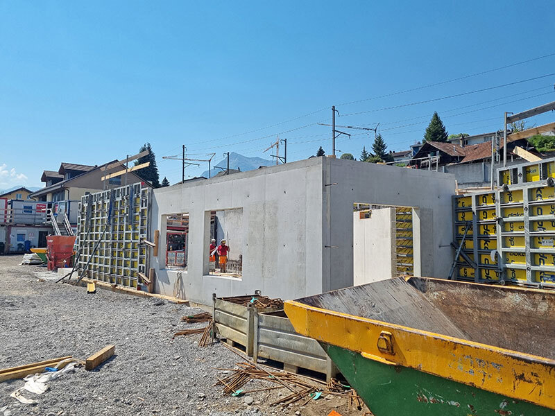 Baustelle Spiezstrasse