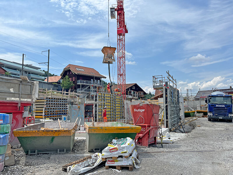 Baustelle Spiezstrasse