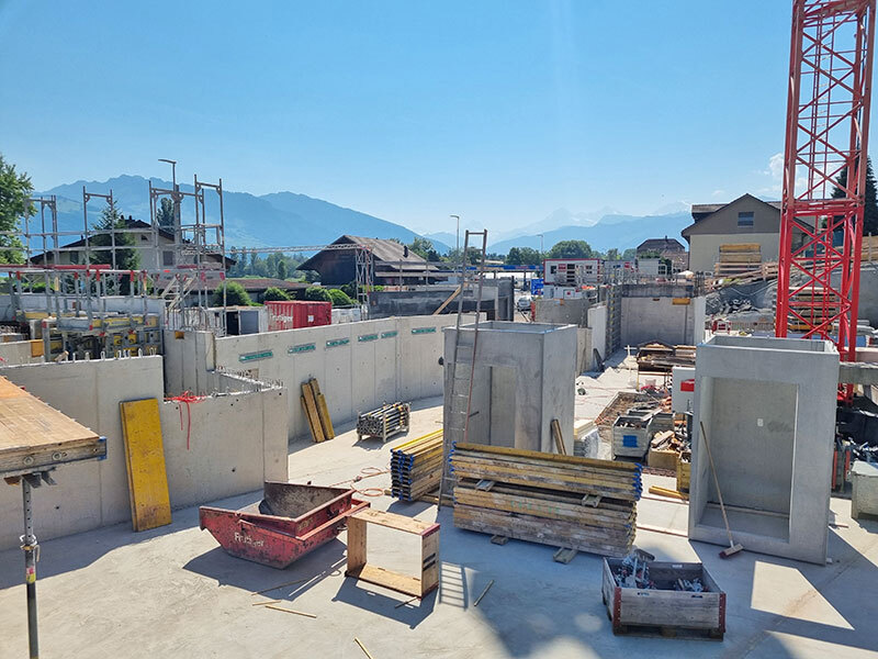 Baustelle Spiezstrasse