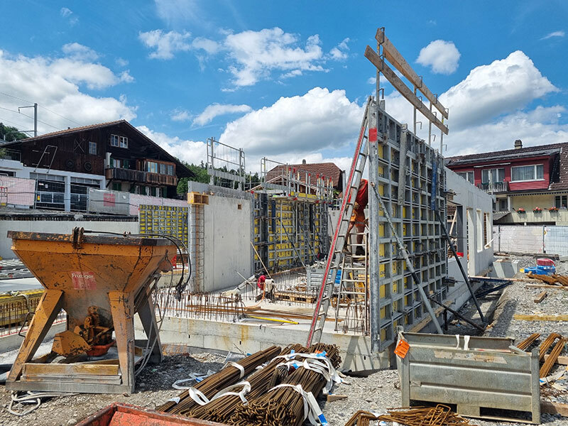 Baustelle Spiezstrasse