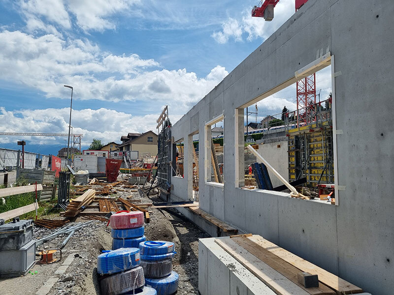 Baustelle Spiezstrasse