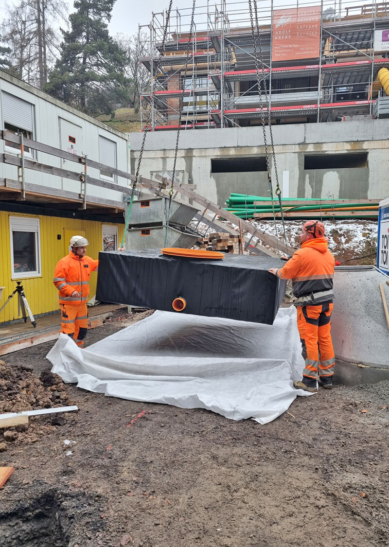 Baustelle Rufeli Hünibach