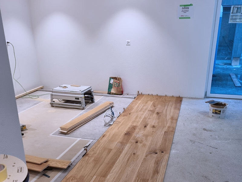 Baustelle Rufeli Hünibach