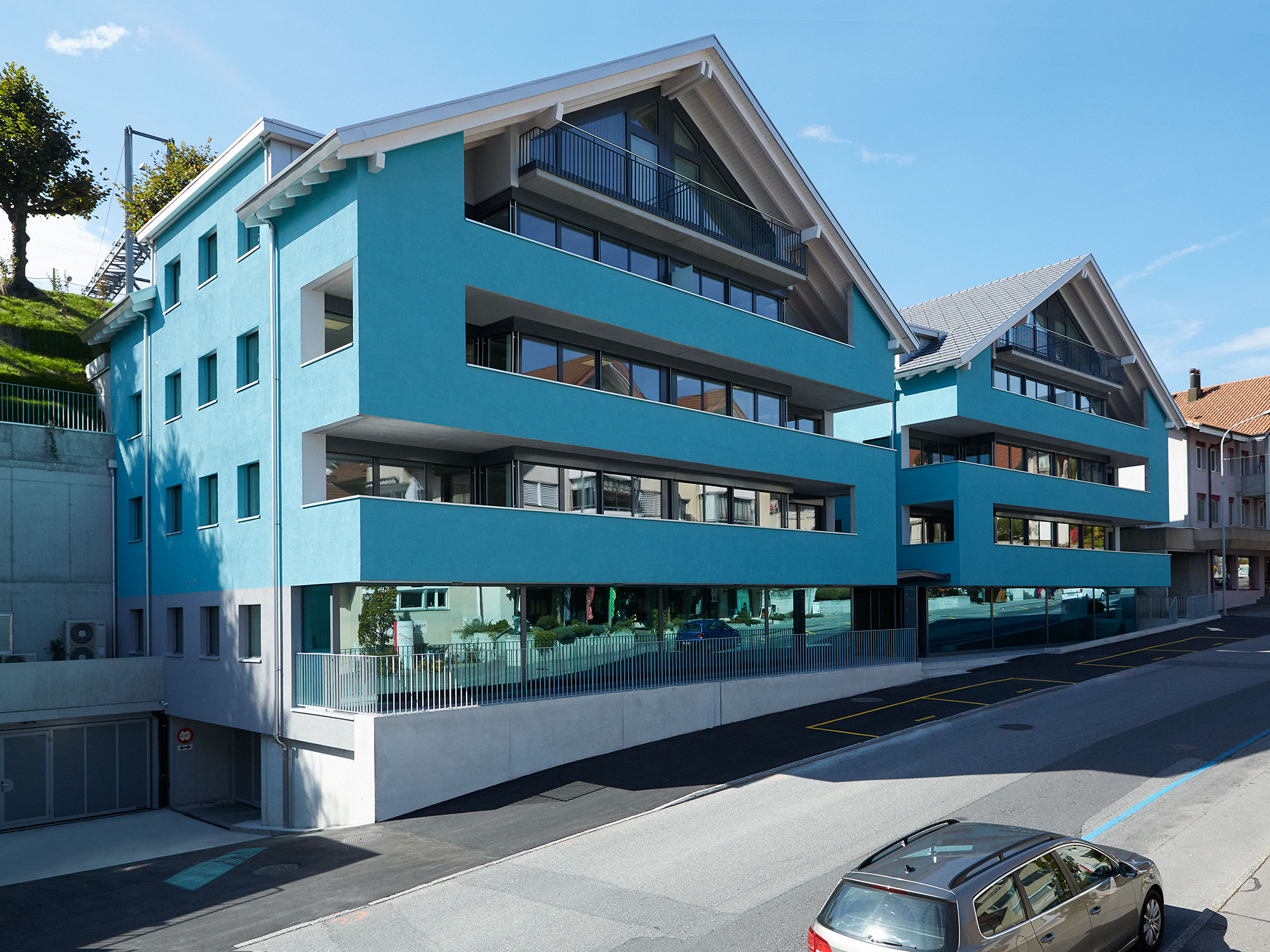 Gewerbebau und Dienstleistungsbau durch Architekt