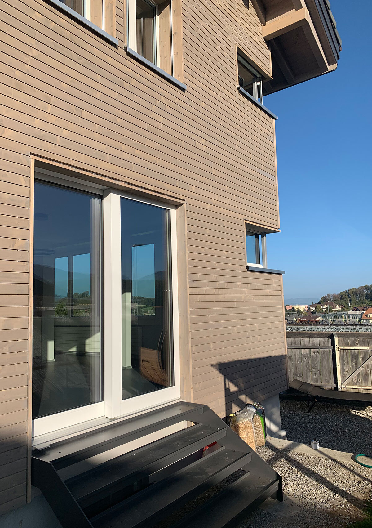 moderne-holzfassade