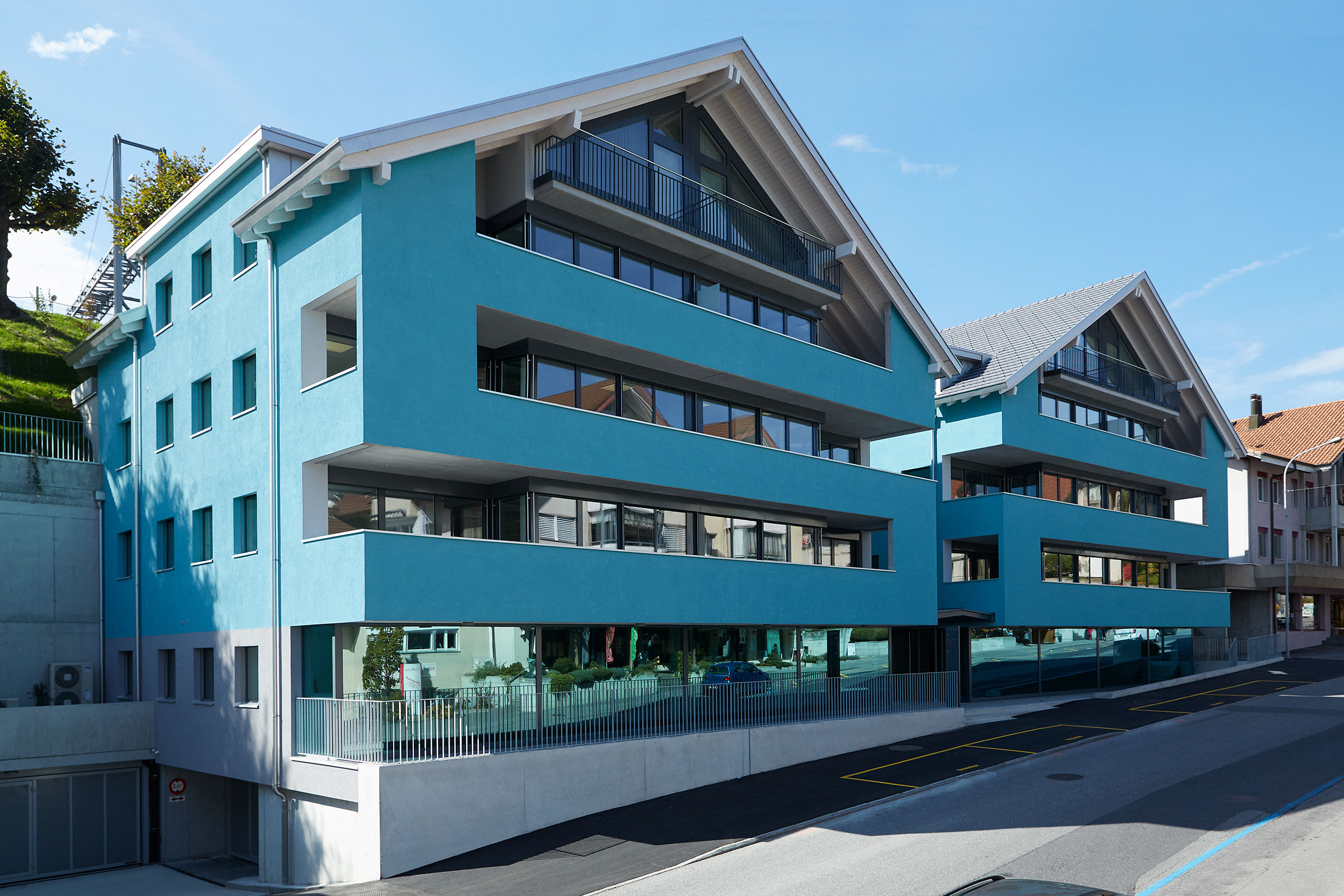 Architektur von Gewerbebauten